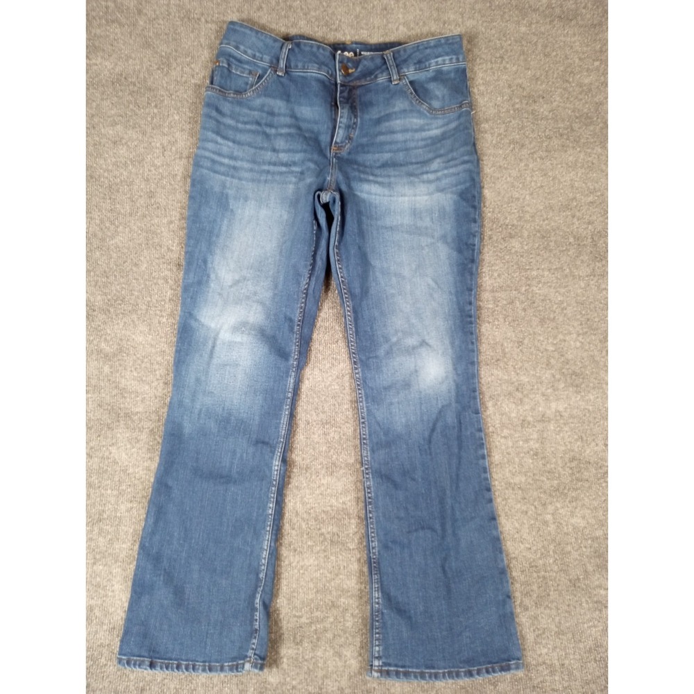 Lee Blue Medium Wash Jeans Men's Regular Fit Boot Cut Size 38X31 Mid Rise